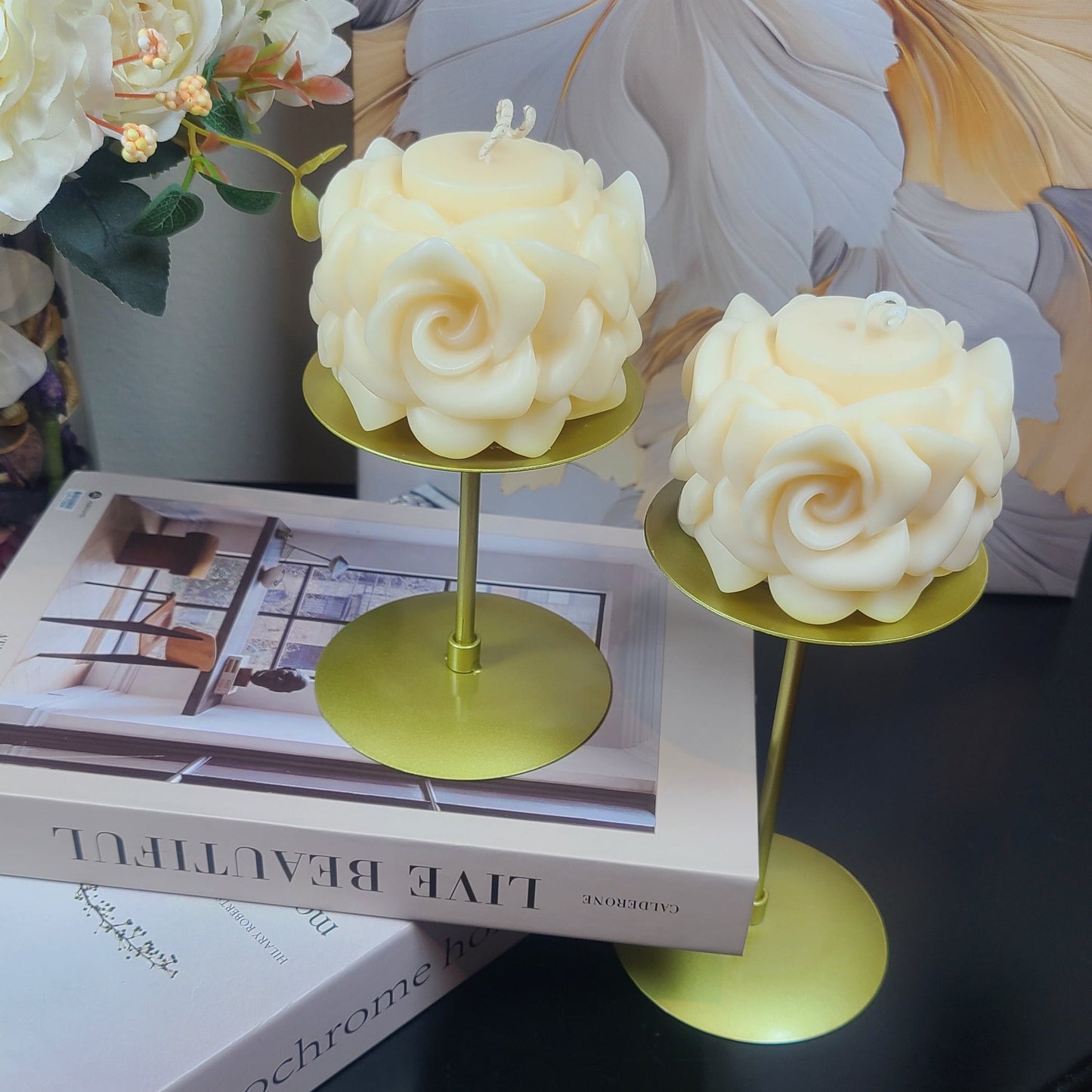 ROSE PILLAR Candle