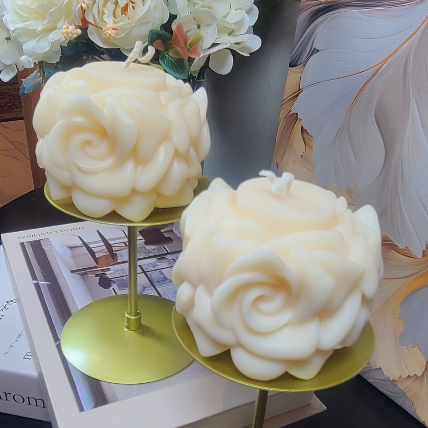 ROSE PILLAR Candle