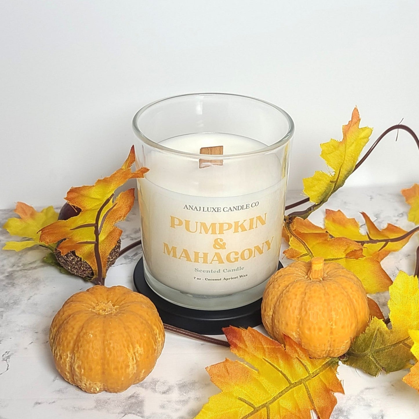 PUMPKIN & MAHAGONY Fall Candle
