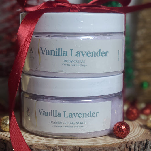 BODY CREAM & SUGAR SCRUB SET