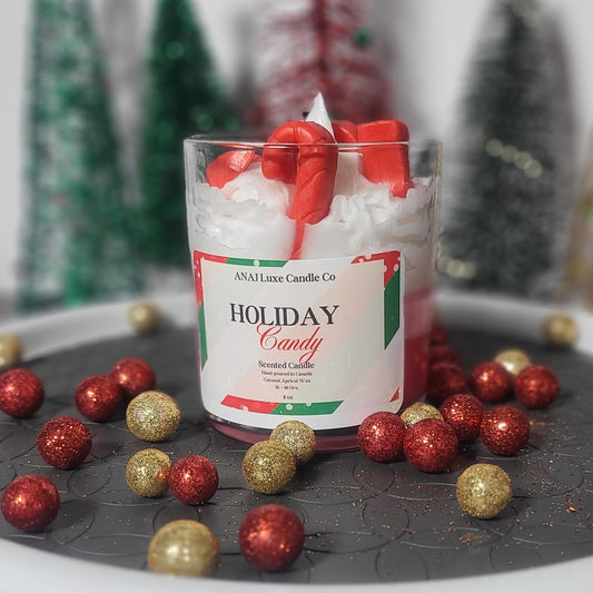 HOLIDAY CANDY Christmas Candle