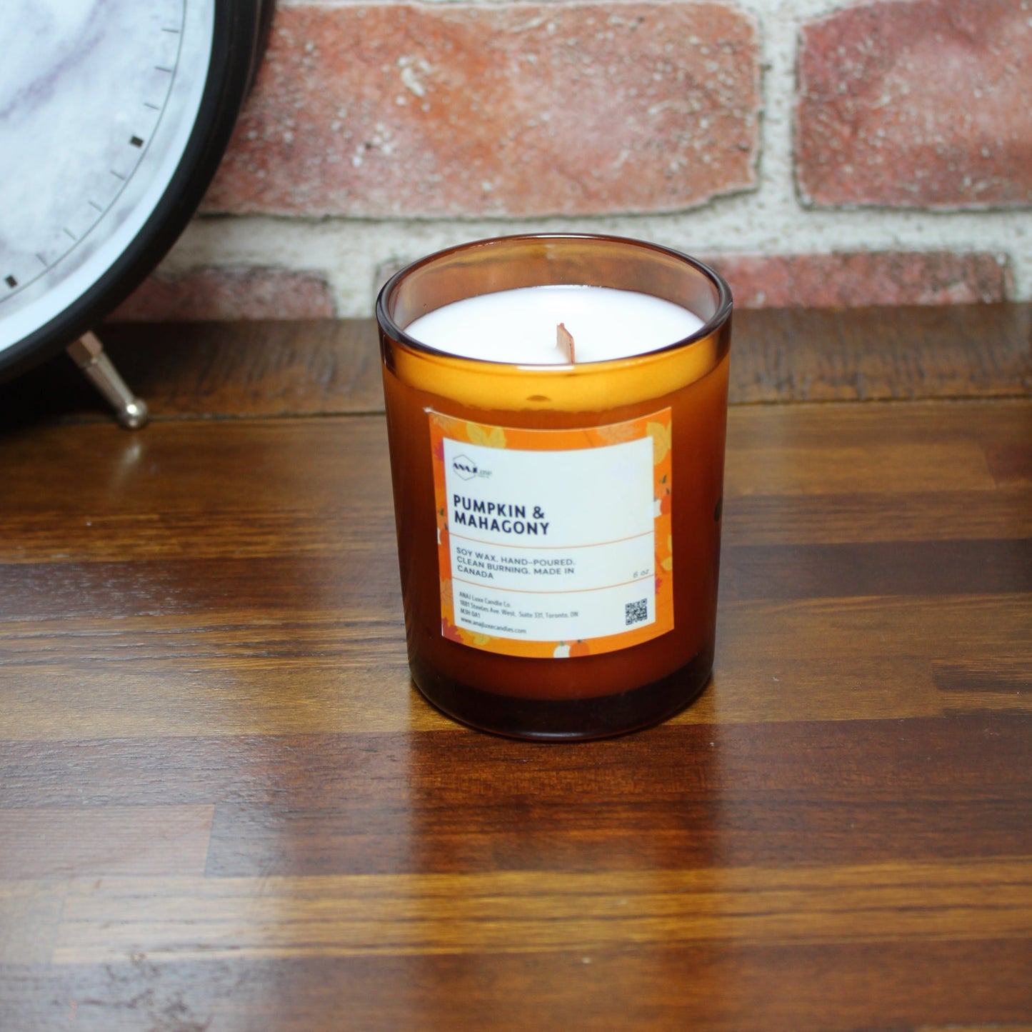 PUMPKIN & MAHAGONY Fall Candle