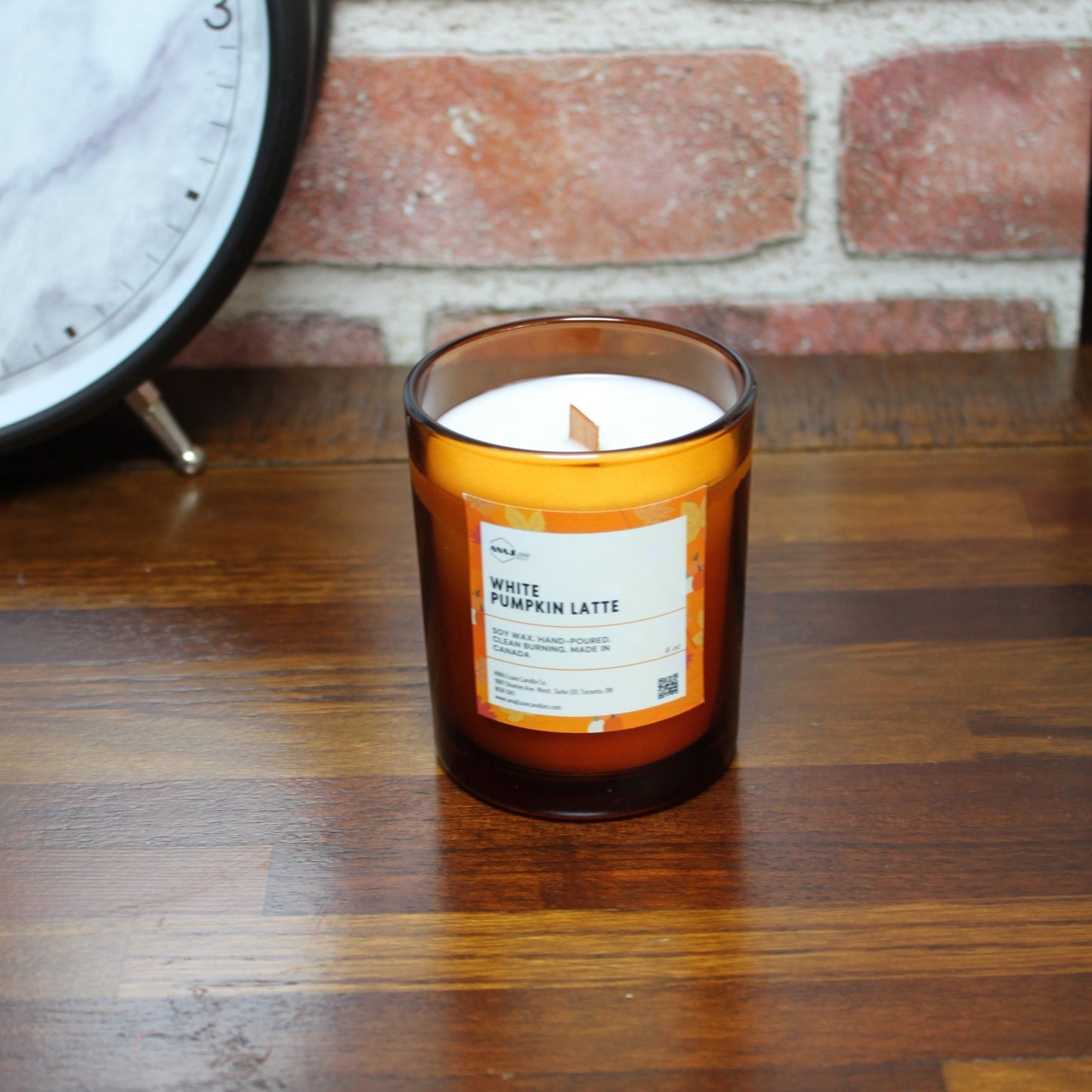 WHITE PUMPKIN LATTE Fall Candle