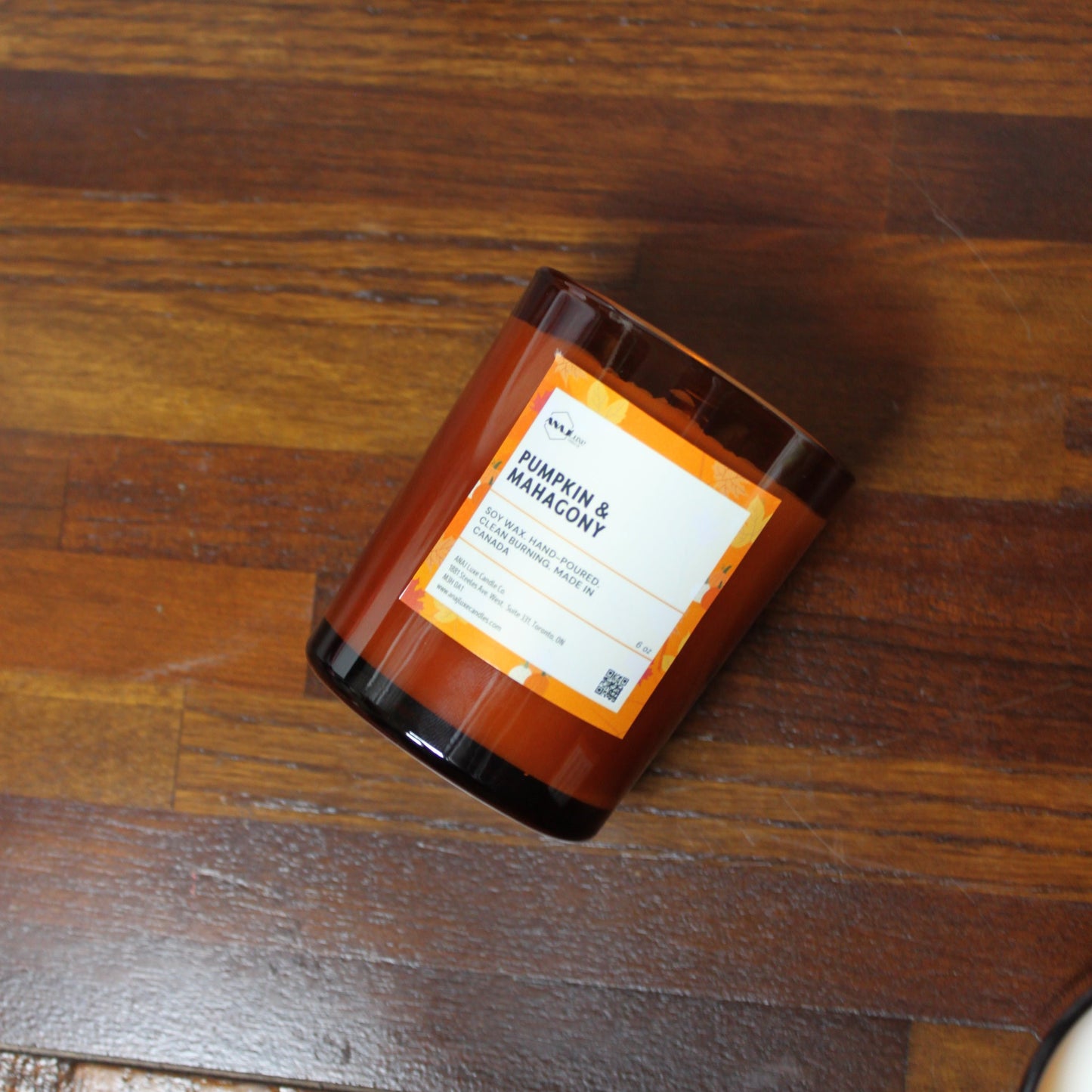 PUMPKIN & MAHAGONY Fall Candle