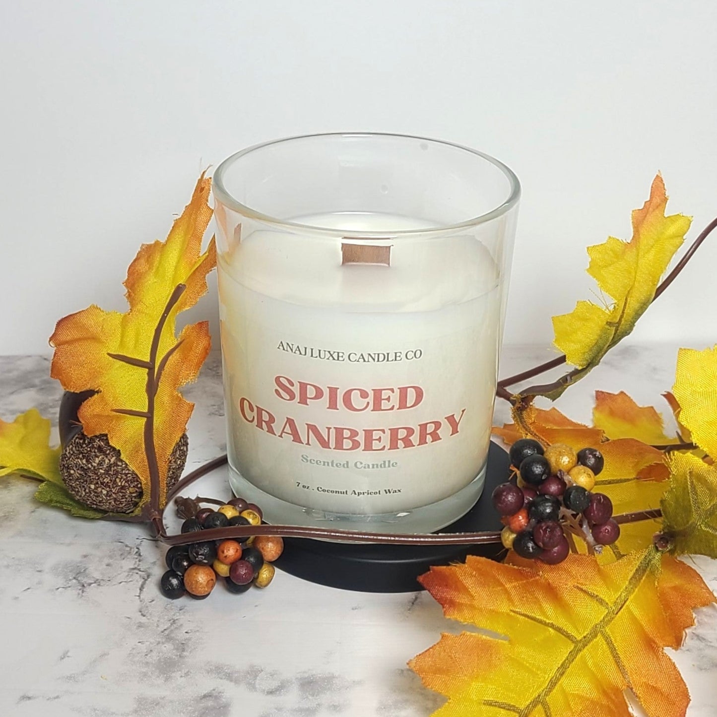 SPICED CRANBERRY Fall Candle
